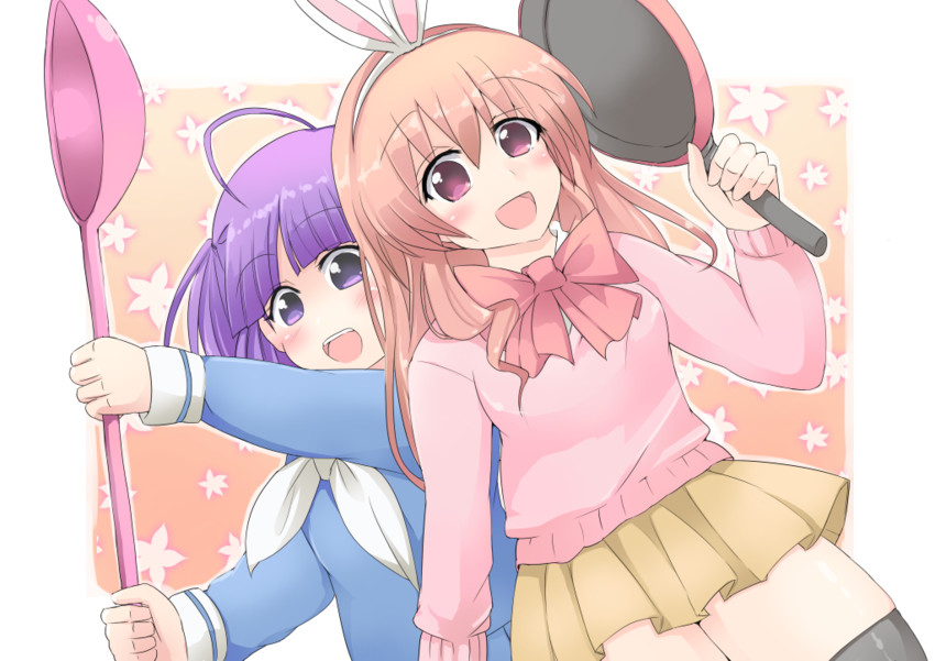 machiko ryou and morino kirin (koufuku graffiti) drawn by amamori_yuu