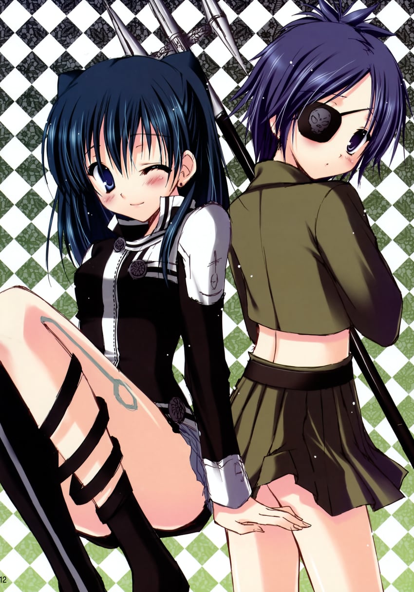 lenalee lee and chrome dokuro (d.gray-man and 1 more)