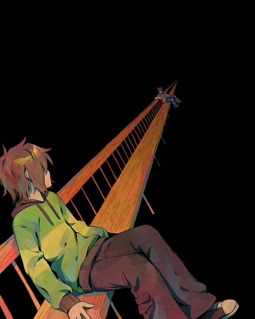 kris and december holiday (houseki no kuni and 1 more) drawn by goomyloid