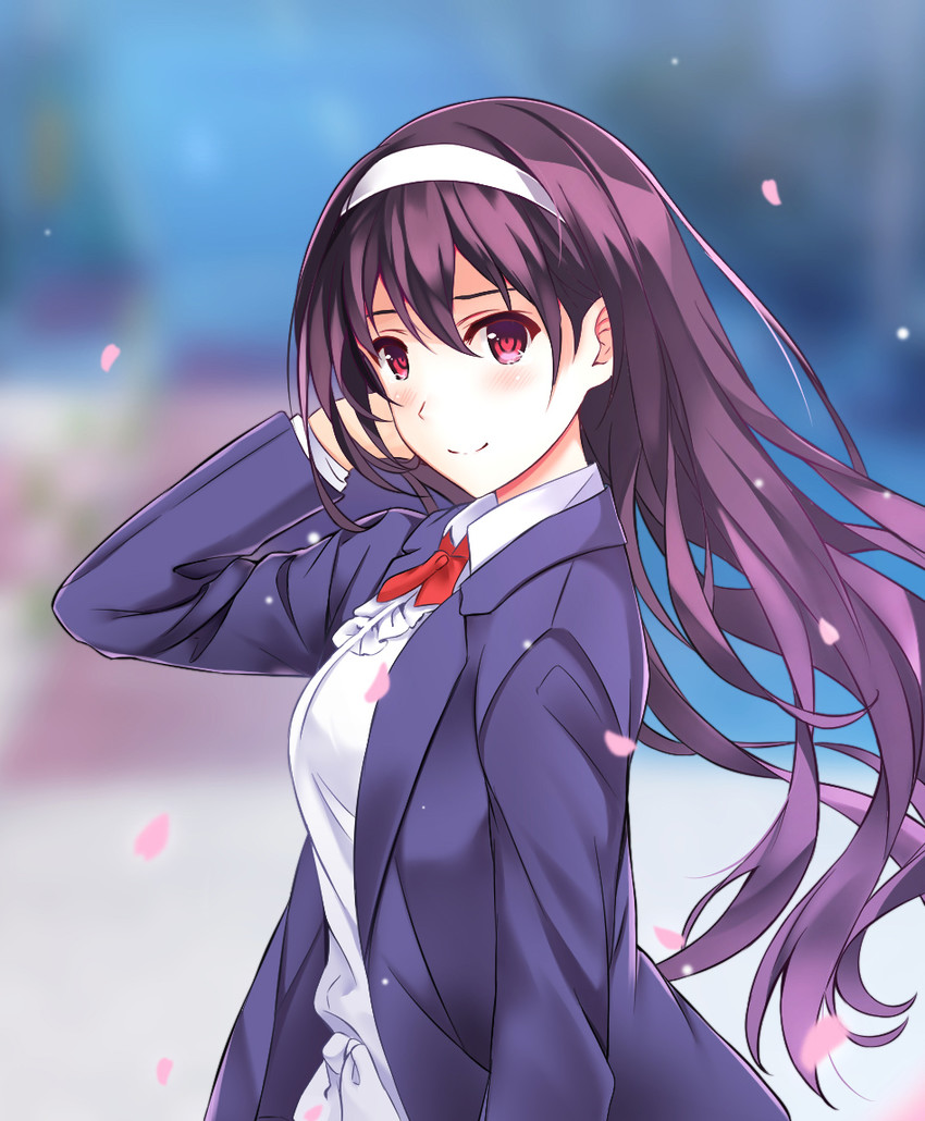 kasumigaoka utaha (saenai heroine no sodatekata) drawn by rko_(a470350510)