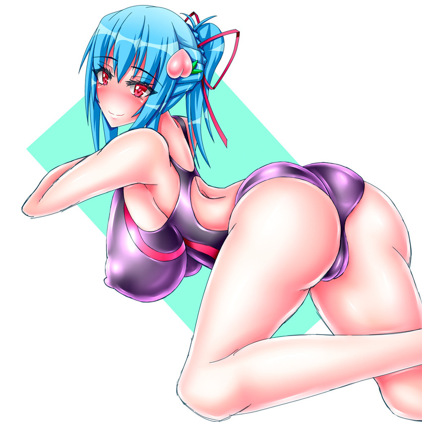 hinanawi tenshi (touhou) drawn by harumi_(harumix)