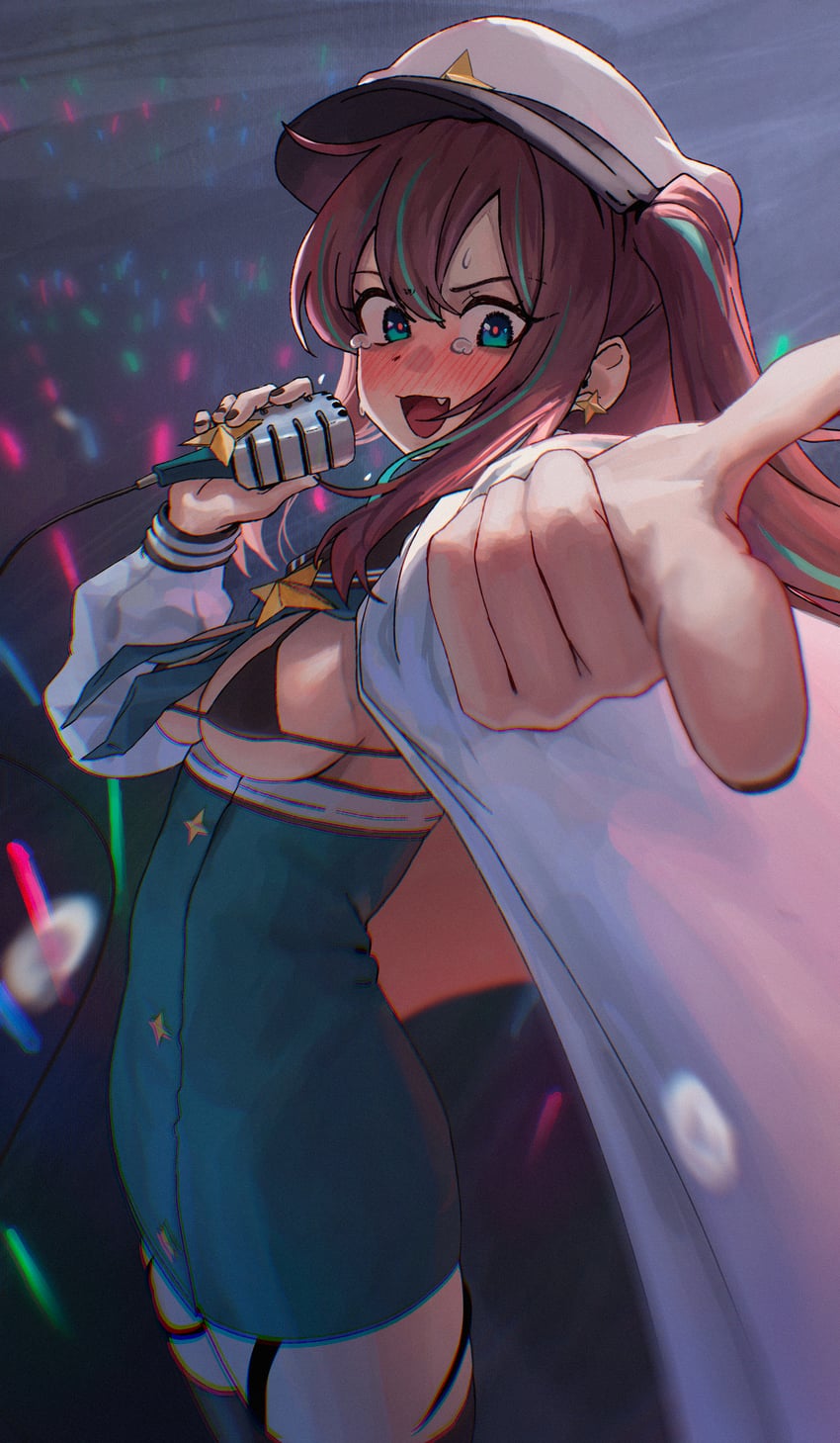 akoya matama and loco musica (mahou shoujo ni akogarete) drawn by nock_exe