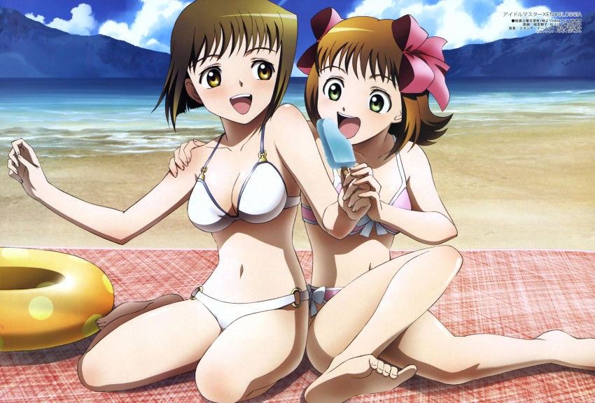 amami haruka and hagiwara yukiho (idolmaster and 2 more) drawn by inayoshi_asako
