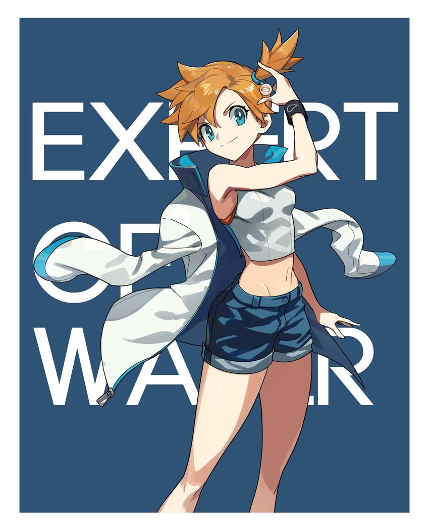 misty (pokemon and 2 more) drawn by bum_hico