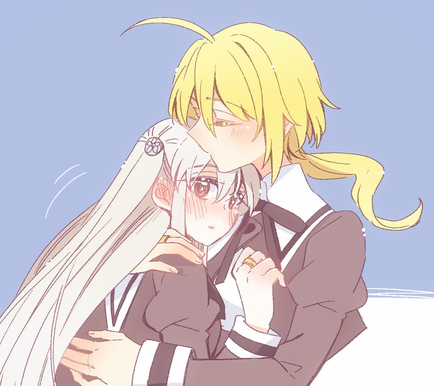 egawa kusumi and amano soraha (assault lily) drawn by sorato_(astllatte)