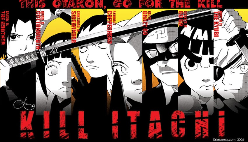 haruno sakura, uzumaki naruto, hyuuga hinata, nara shikamaru, rock lee, and 1 more (naruto and 1 more) drawn by sincomix
