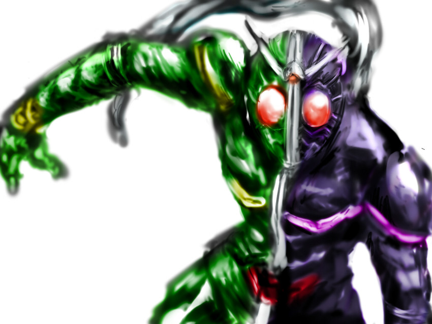 kamen rider double (kamen rider and 1 more) drawn by sarashi_udon