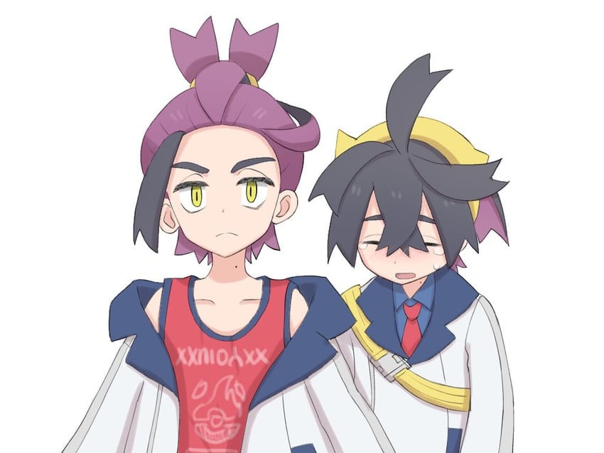kieran (pokemon and 1 more) drawn by riko_(m_momomo28)