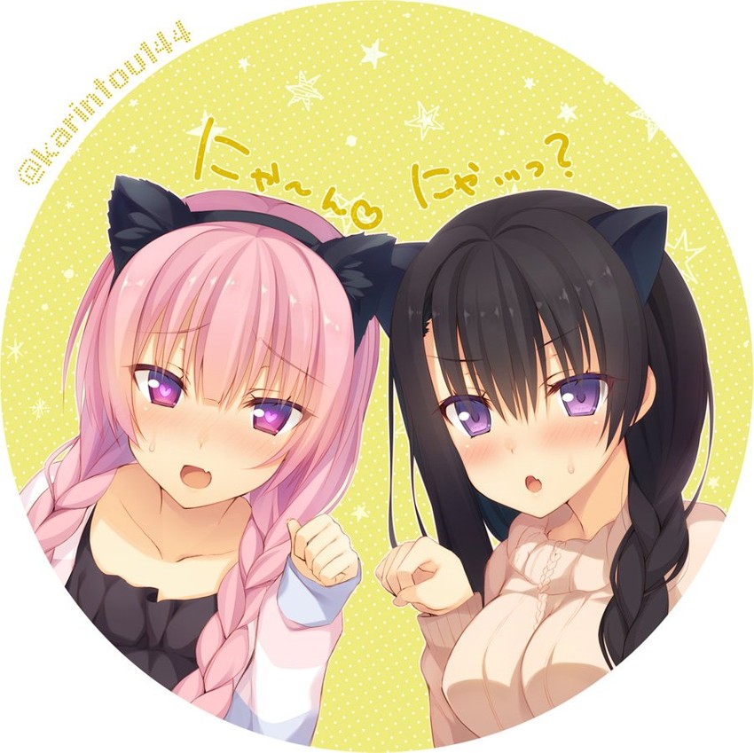 mitsukasa ayase and nijouin hazuki (riddle joker) drawn by aotsu_karin