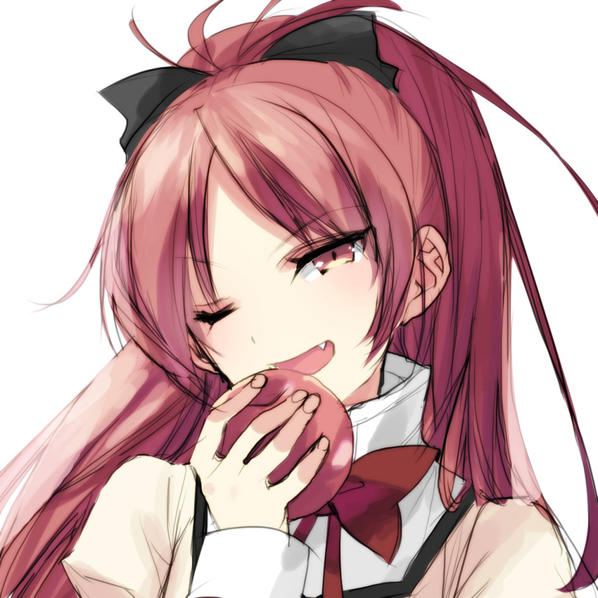 sakura kyoko (mahou shoujo madoka magica) drawn by misteor