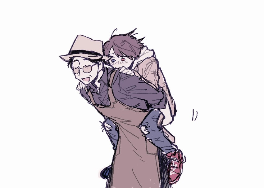 kiryuu sento and isurugi souichi (kamen rider and 1 more) drawn by 0fvwughesu35561