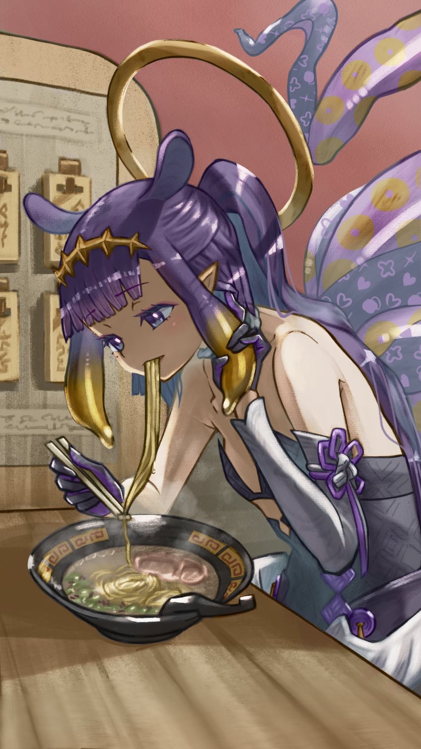 ninomae ina'nis (hololive and 1 more) drawn by cacaobath