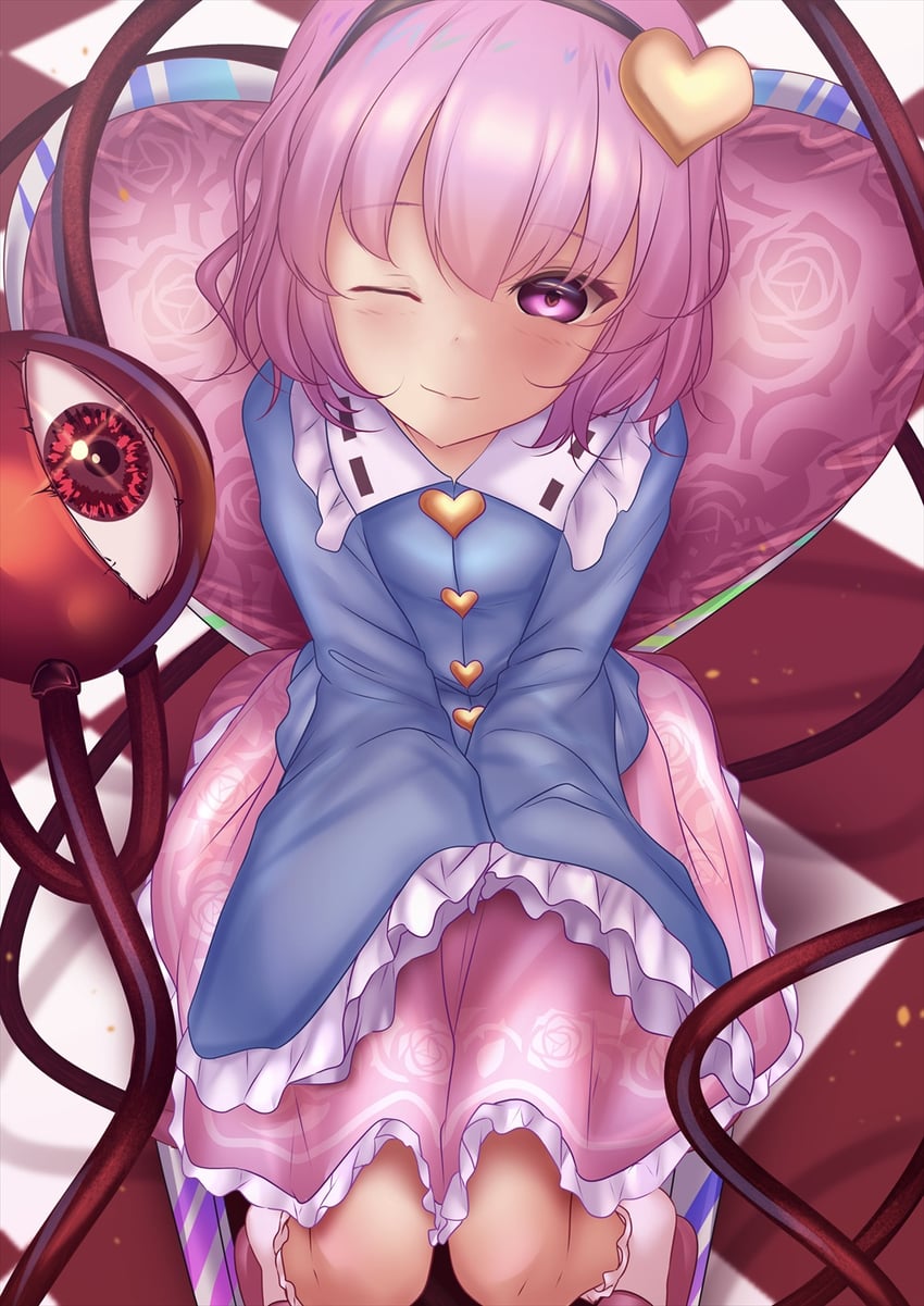 komeiji satori (touhou and 1 more) drawn by shounen_(hogehoge)