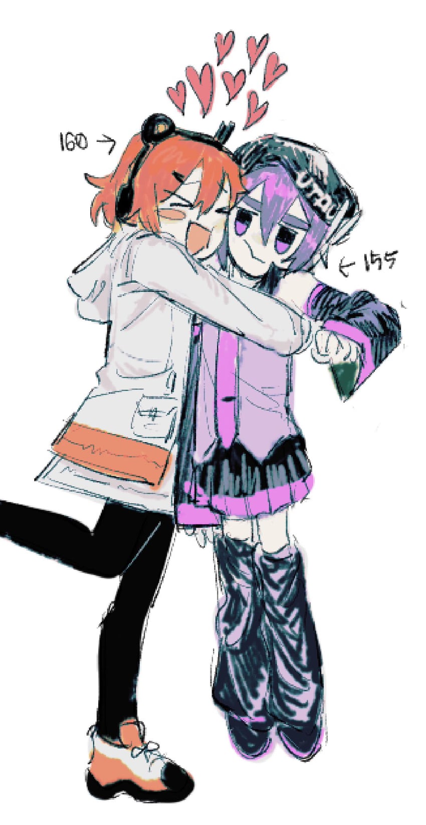 adachi rei and utane uta (utau and 1 more) drawn by sho_(fraylovebot)