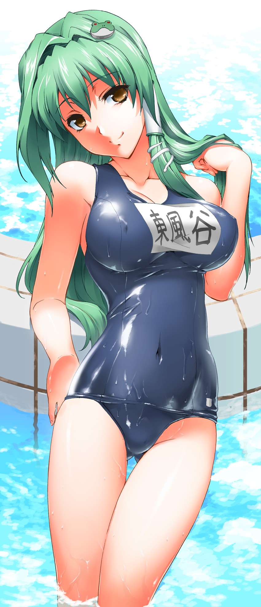 kochiya sanae (touhou) drawn by henshako