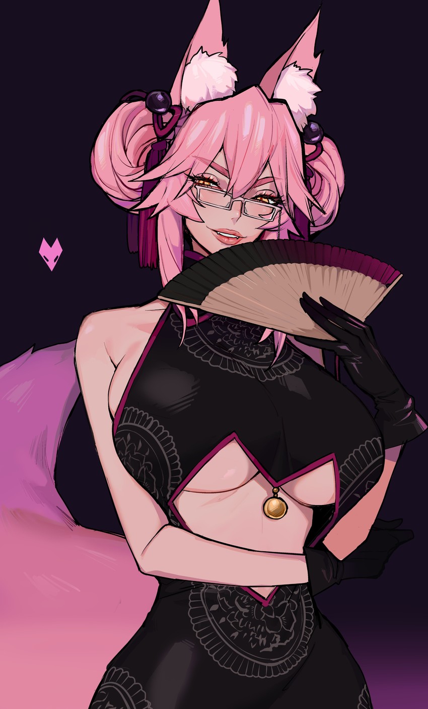 tamamo and koyanskaya (fate and 1 more) drawn by ennuigrl