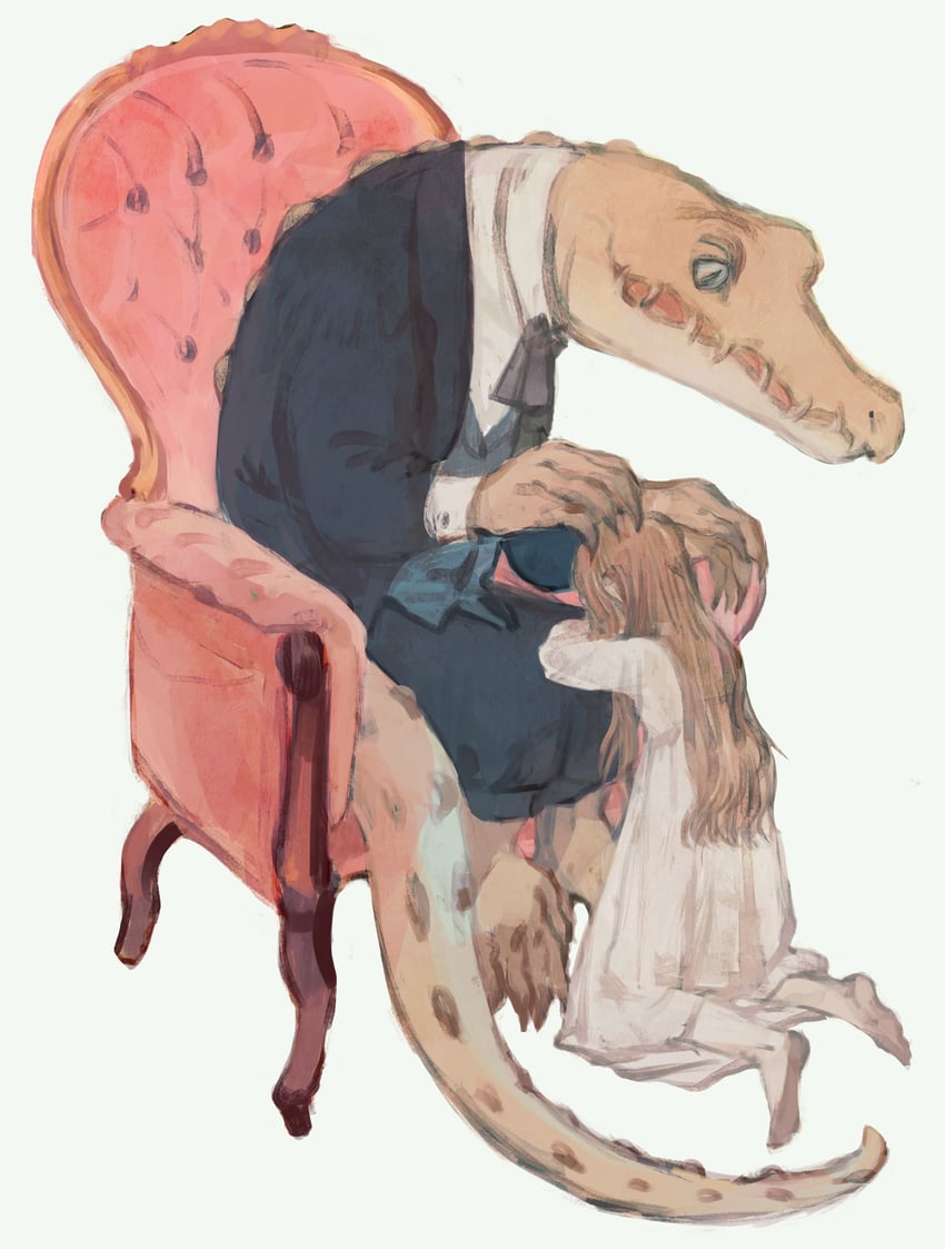 philia ell and croco zigmond (original) drawn by tono_(rt0no)