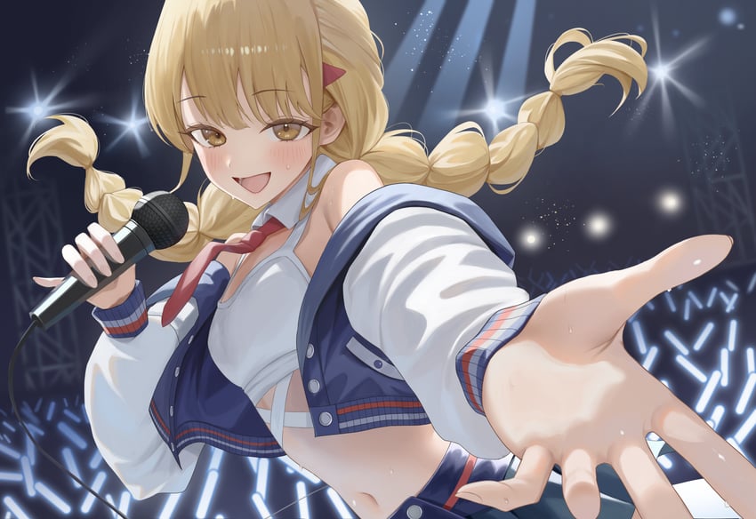 fujita kotone (idolmaster and 1 more) drawn by habi_(kyuri_318)