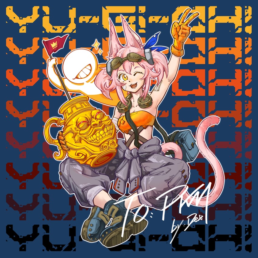 kitt, tri-brigade kitt, and pot of greed (yu-gi-oh!) drawn by dexshas