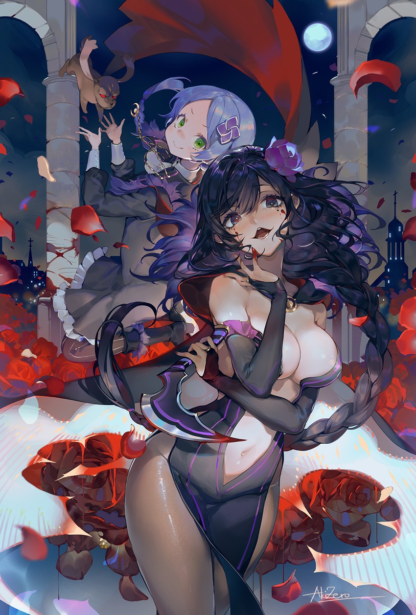elsa granhilte and meili portroute (re:zero kara hajimeru isekai seikatsu) drawn by akizero1510