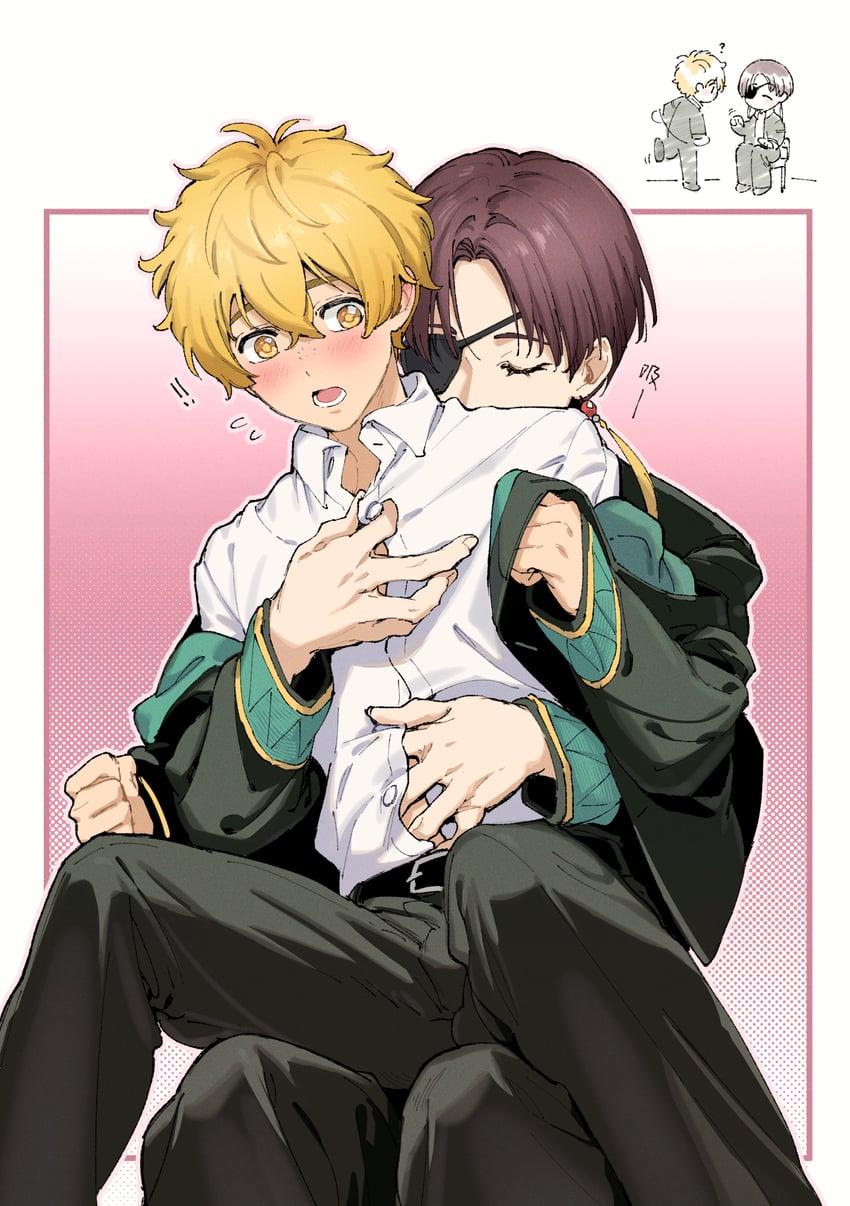 suo hayato and nirei akihiko (wind breaker) drawn by soul_(tamashii)