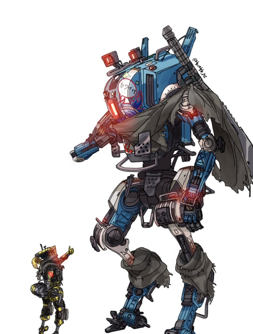 pilot, ronin, and phase shift pilot (titanfall and 1 more) drawn by kotone_a