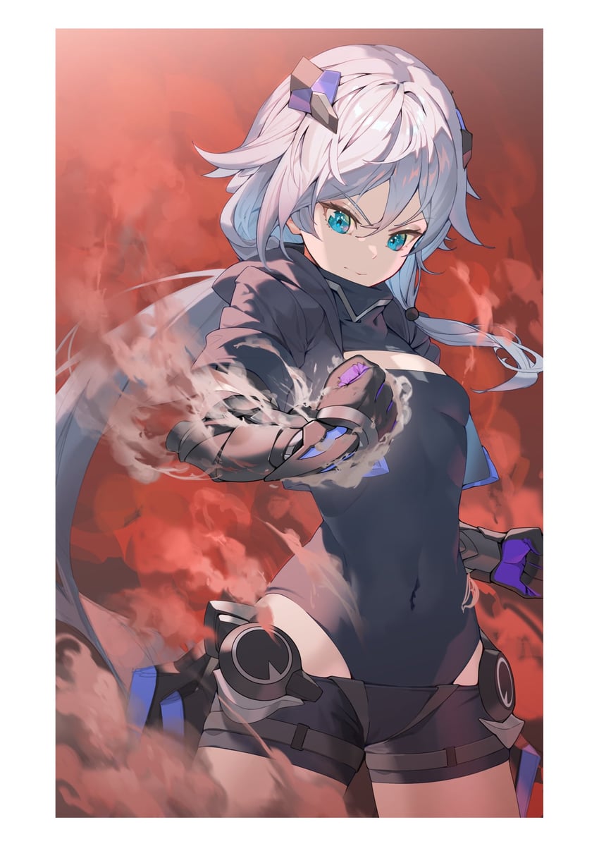 fu hua (honkai and 1 more) drawn by johnny-chan