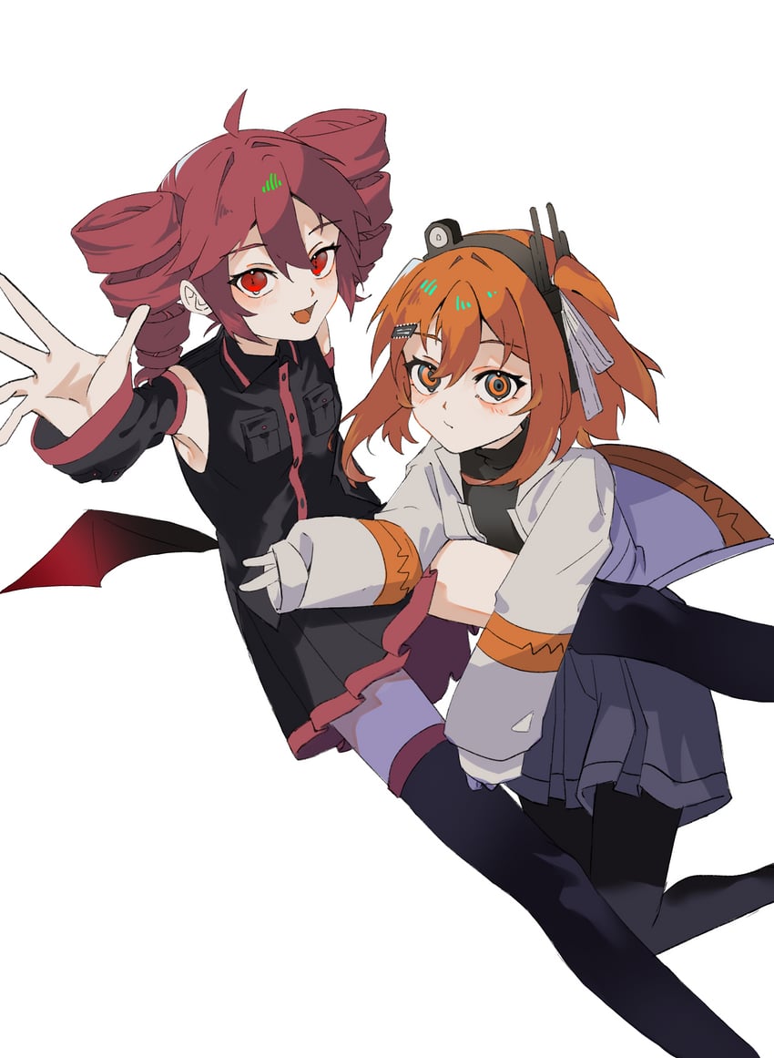 kasane teto and adachi rei (utau and 1 more) drawn by senri_(hrydy_o)