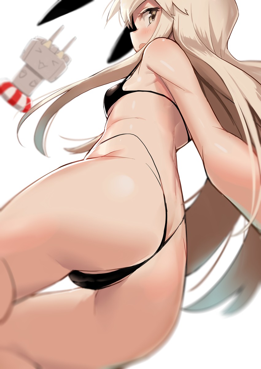 shimakaze and rensouhou-chan (kantai collection) drawn by haru_(renol)