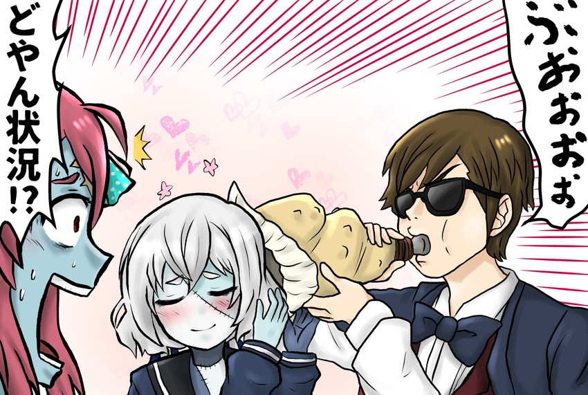 konno junko, minamoto sakura, and tatsumi koutarou (zombie land saga) drawn by enokuma_uuta