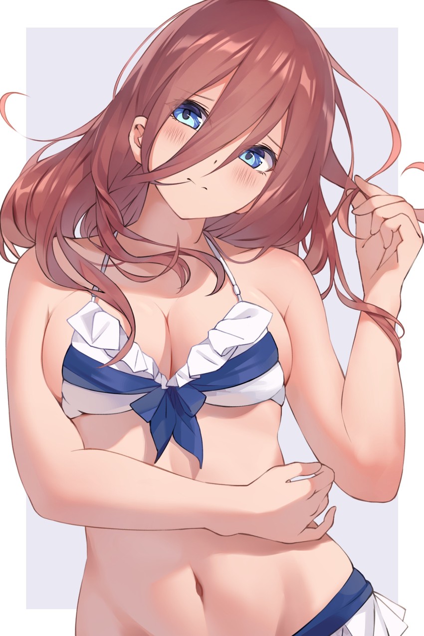 nakano miku (go-toubun no hanayome) drawn by to_gemichi