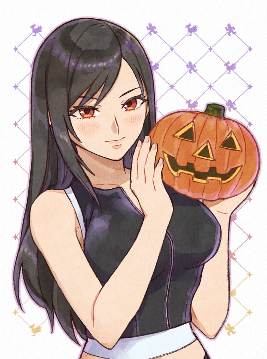 tifa lockhart and sabotender (final fantasy and 2 more) drawn by rena_s1226