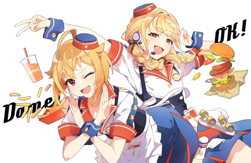 fujita kotone and ibuki tsubasa (idolmaster and 2 more) drawn by yoshito