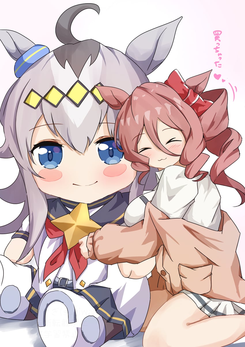 oguri cap and norn ace (umamusume and 1 more) drawn by sugi_(user_nash8444)