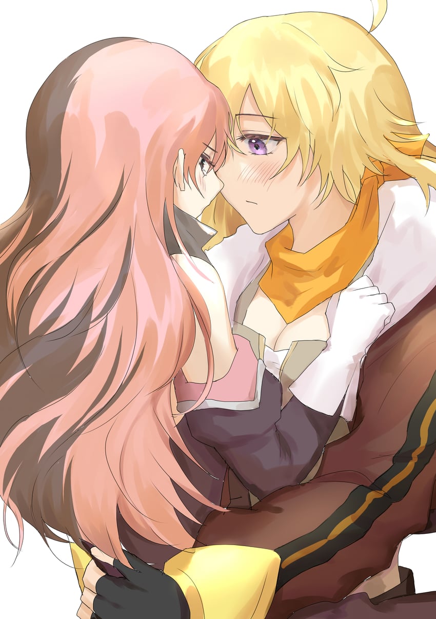 yang xiao long and neopolitan (rwby) drawn by tl_(xdd)