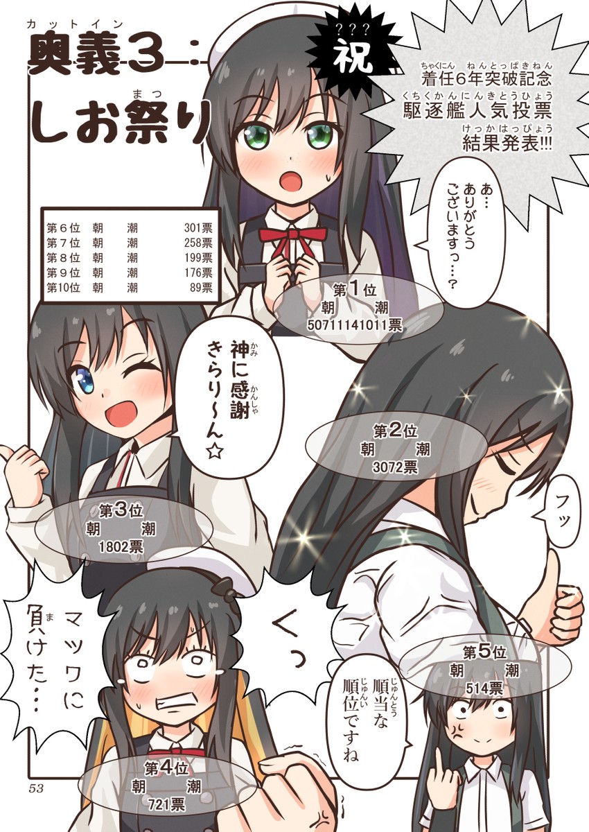 asashio and asashio kai ni (kantai collection) drawn by comiching