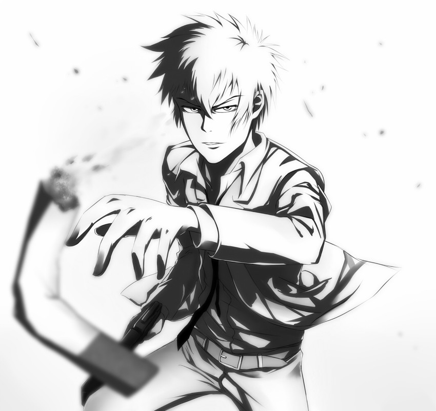 kougami shin'ya (psycho-pass) drawn by q_q_958023