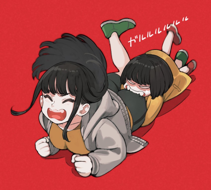 big sister and little sister (original) drawn by jun_(navigavi)