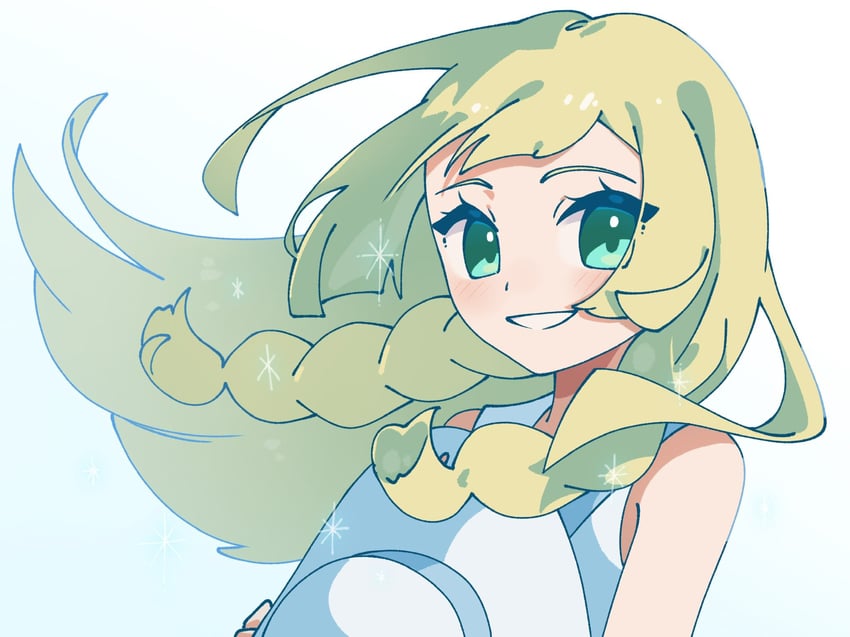 lillie (pokemon and 1 more) drawn by omochi_(omotimotittona3)