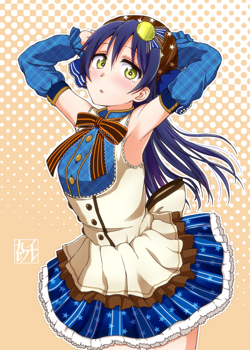 sonoda umi (love live! and 2 more) drawn by kyuusenbinore_(gavion)