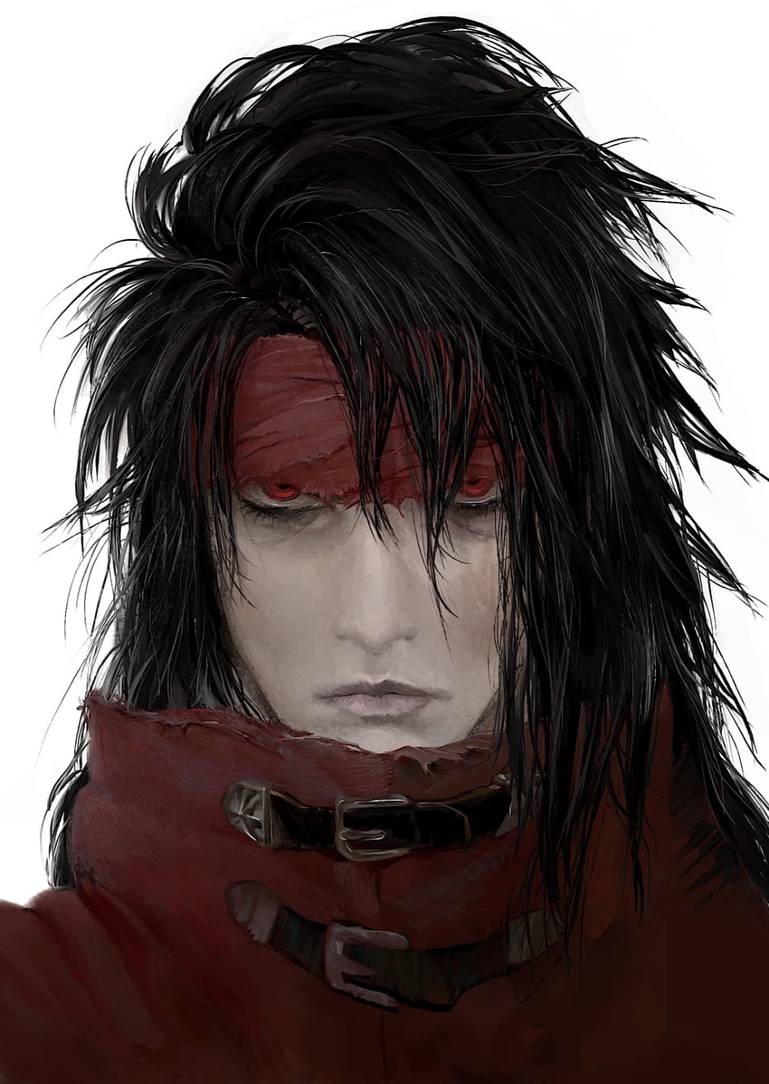 vincent valentine (final fantasy and 1 more) drawn by 200_percent