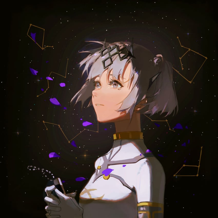 nanami and nanami: starfarer (punishing: gray raven) drawn by mayotta7