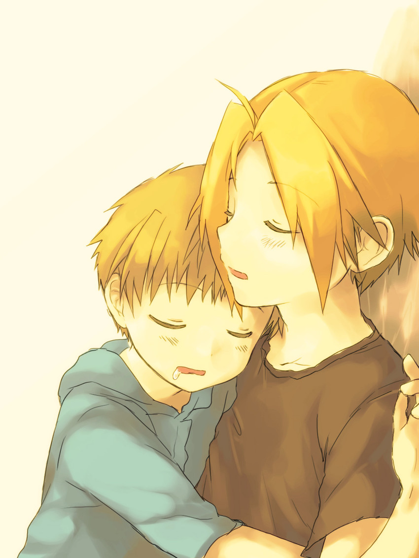 edward elric and alphonse elric (fullmetal alchemist) drawn by kazi