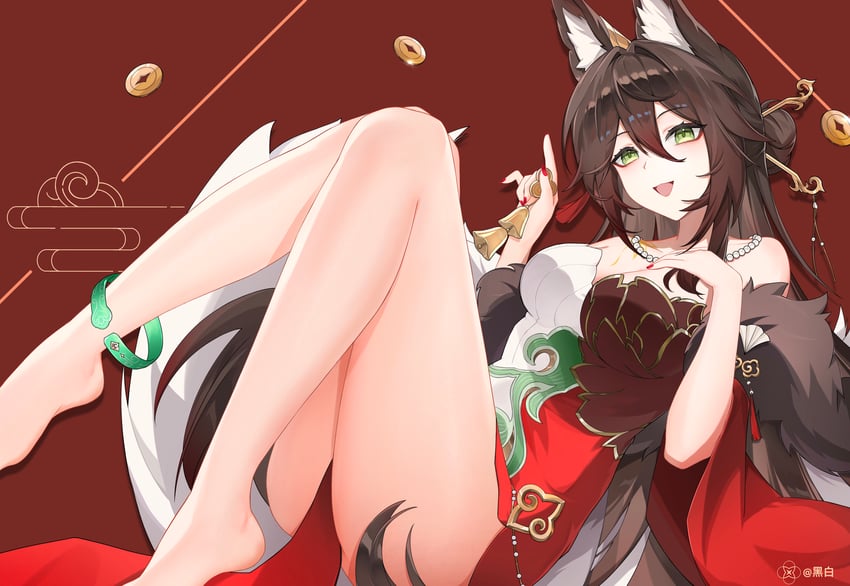 tingyun and fugue (honkai and 1 more) drawn by heitang_baiyuan