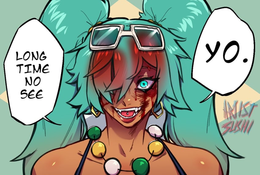 hatsune miku and brazilian miku (vocaloid and 1 more) drawn by artistsushi