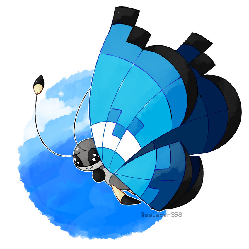 vivillon (pokemon) drawn by aalacer
