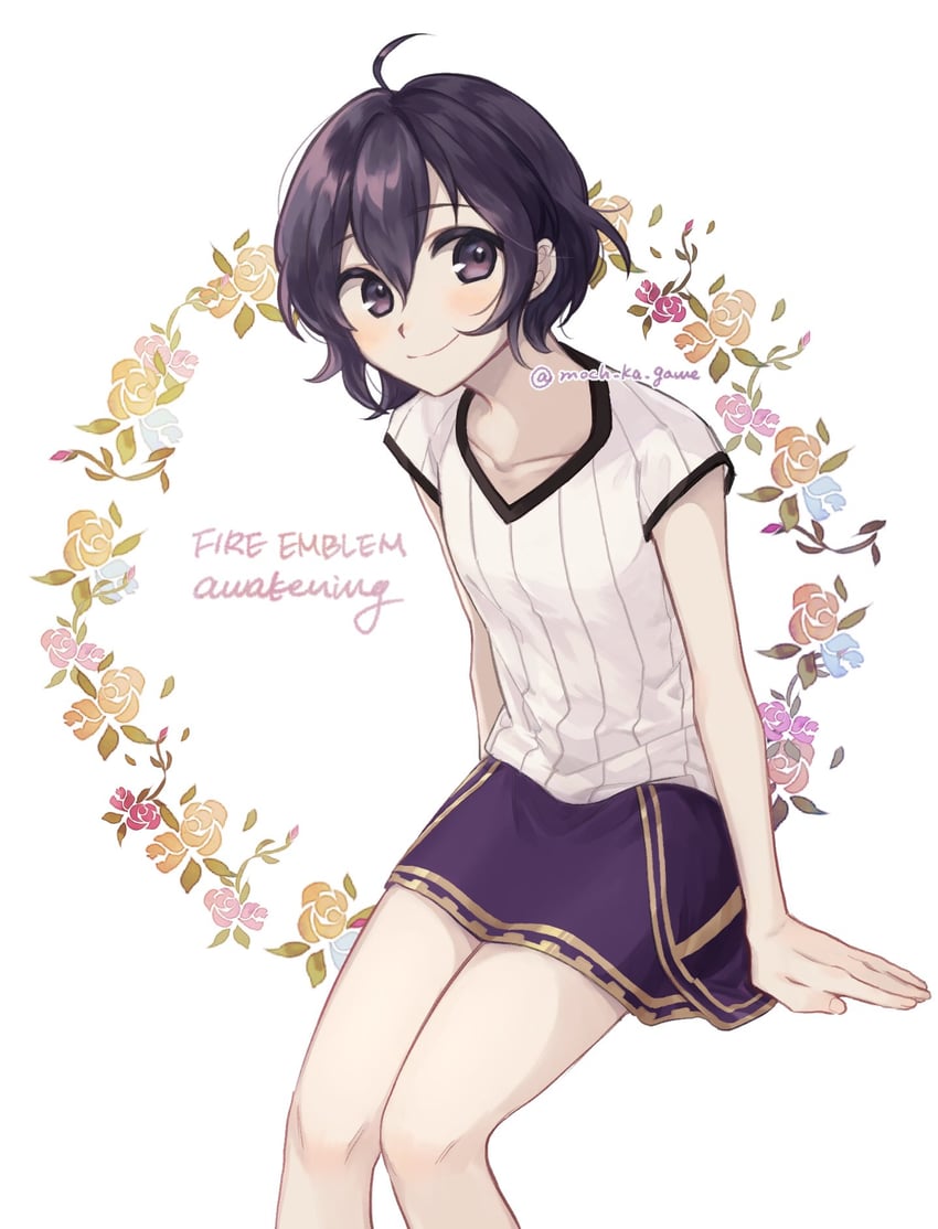 female morgan (fire emblem and 1 more) drawn by moch_ka_game