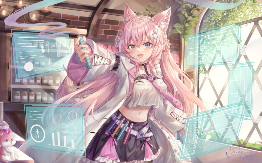 hakui koyori and kokoro (hololive) drawn by dimazu