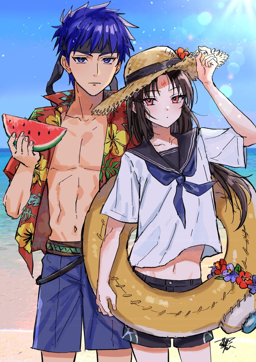 ike and soren (fire emblem and 1 more) drawn by aina123