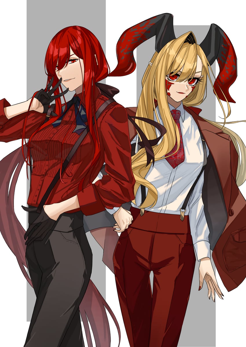 nero claudius, oda nobunaga, and queen draco (fate and 1 more) drawn by hiyoko_no_tamago